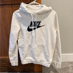 Nike Sportswear Club Fleece Women's Light Heathered Gray Hoodie Size XS